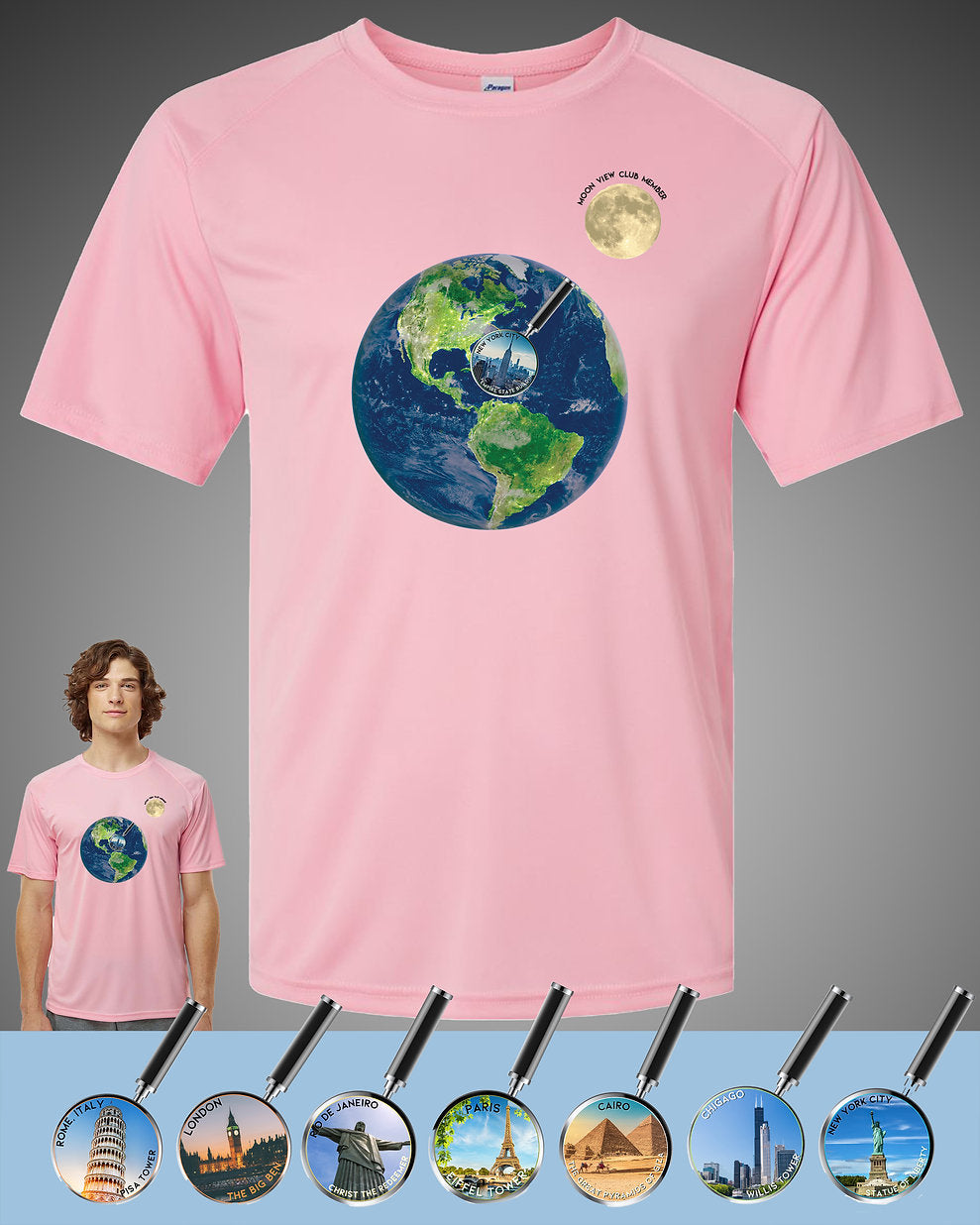Beijing Moon View T-shirt